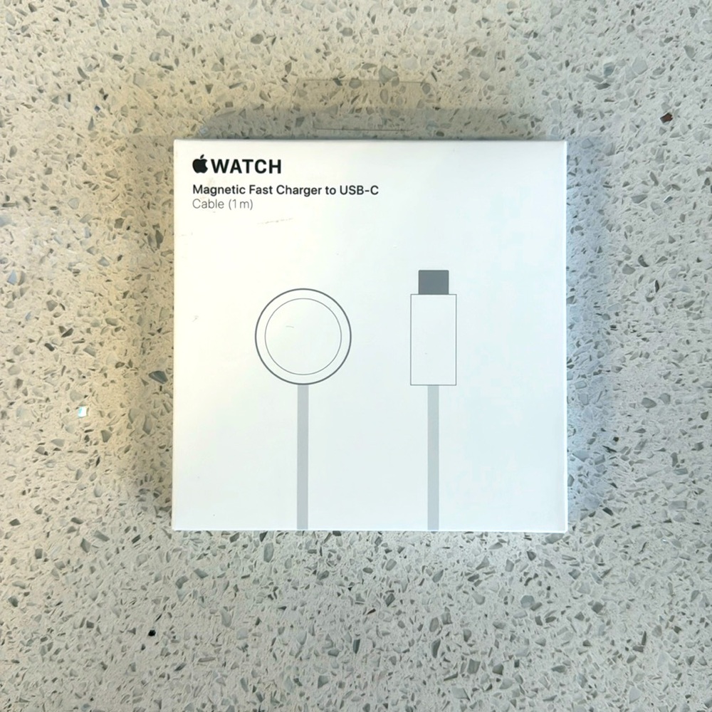 Apple Watch magnetic fast charger to USB-C cable. Brand new still in the box.